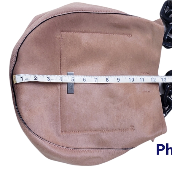 Haircalf Large Saddle Handbag - Picture 2 of 9